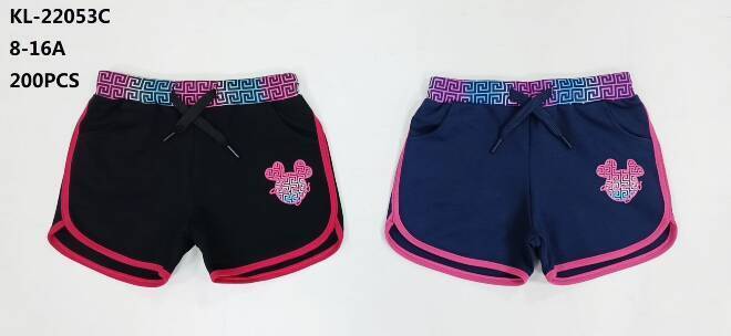 Szorty dziewczęce KL-22053C Mix kolor  8-16