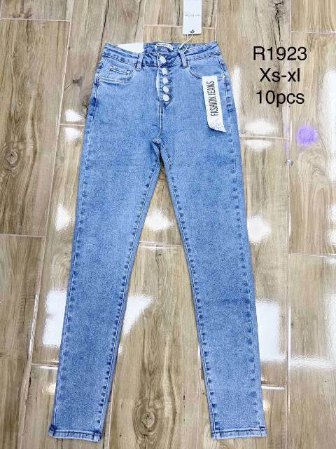Jeansy damskie R1923 1 kolor XS-XL