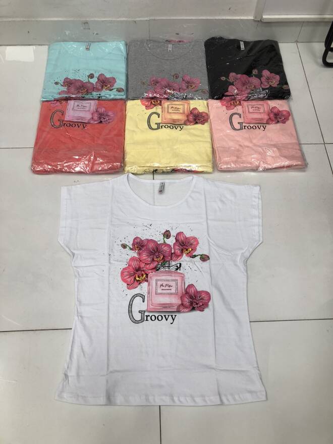 Bluzka damska 6905 Mix kolor  2XL-4XL (TOWAR Turkey) 1