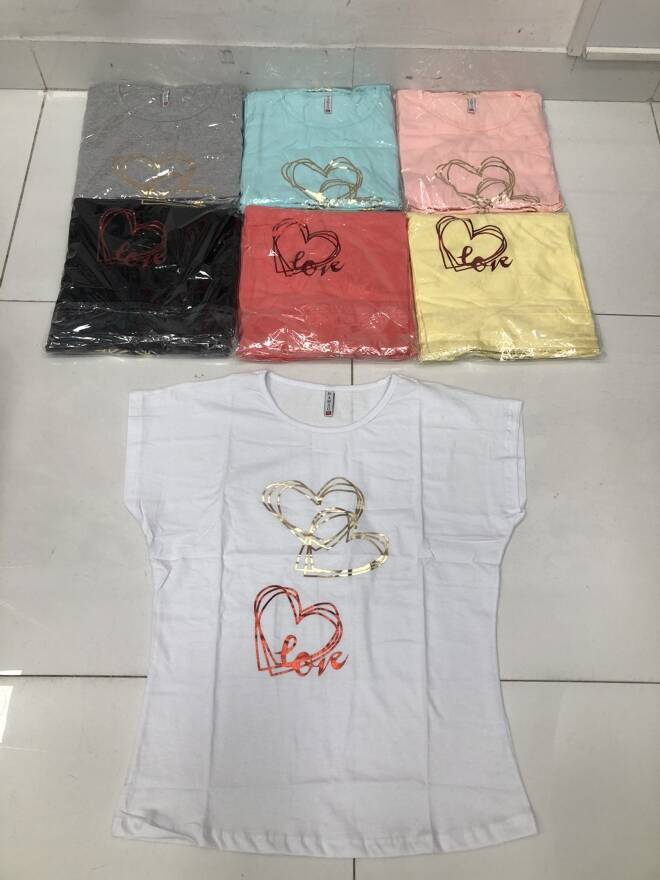 Bluzka damska 6906 Mix kolor  2XL-4XL (TOWAR Turkey) 1