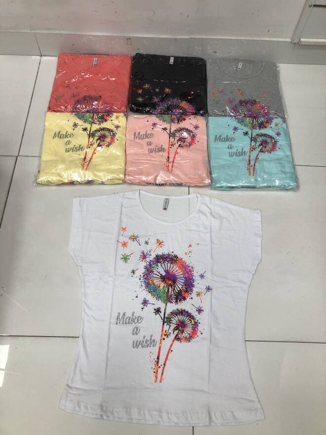 Bluzka damska 6907 Mix kolor  2XL-4XL (TOWAR Turkey) 1