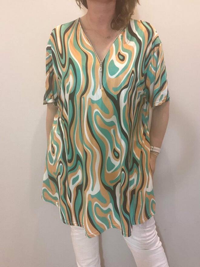 Tunika damska 7150 Mix kolor  Standard (Towar Polskie) 1