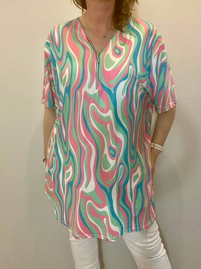 Tunika damska 7152 Mix kolor  Standard (Towar Polskie) 1