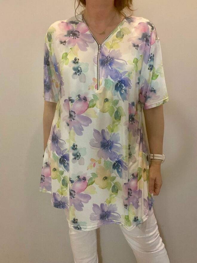 Tunika damska 7153 Mix kolor  Standard (Towar Polskie) 1