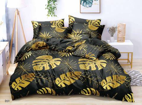 Komplet pościeli 3 części 7603 Mix wzory 200x220cm