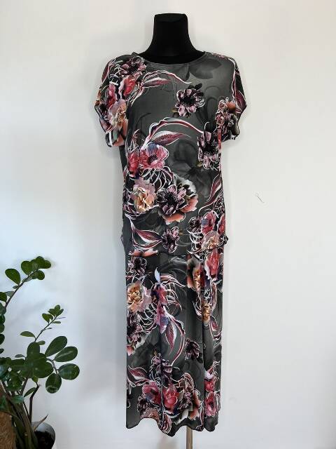 Komplet bluzka + spodnica 7653 1 kolor 44-54 (Towar Polskie) 1