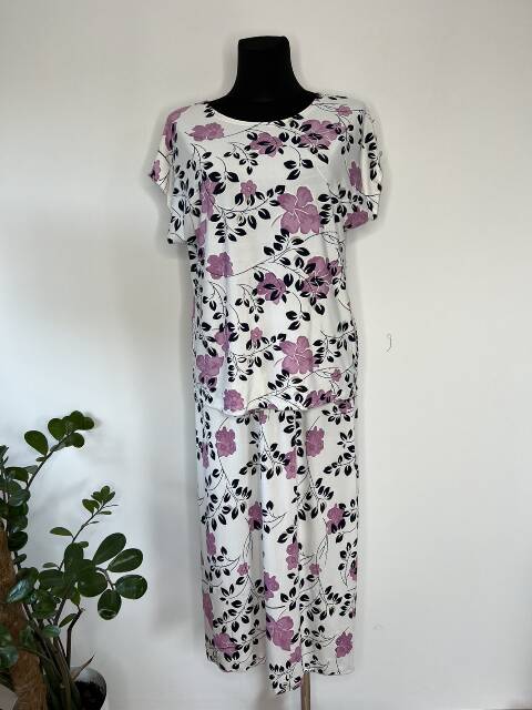 Komplet bluzka + spodnica 7658 1 kolor 44-54 (Towar Polskie) 1