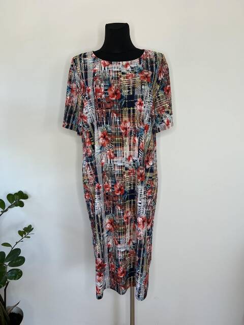 Sukienka damskie 7665 1 kolor 52-60 (Towar Polskie) 1