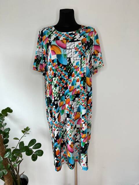 Sukienka damskie 7673 1 kolor 52-60 (Towar Polskie)