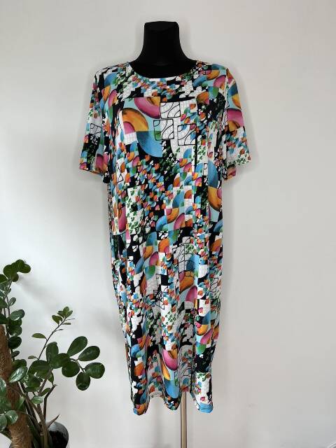 Sukienka damskie 7677 1 kolor 52-60 (Towar Polskie) 1