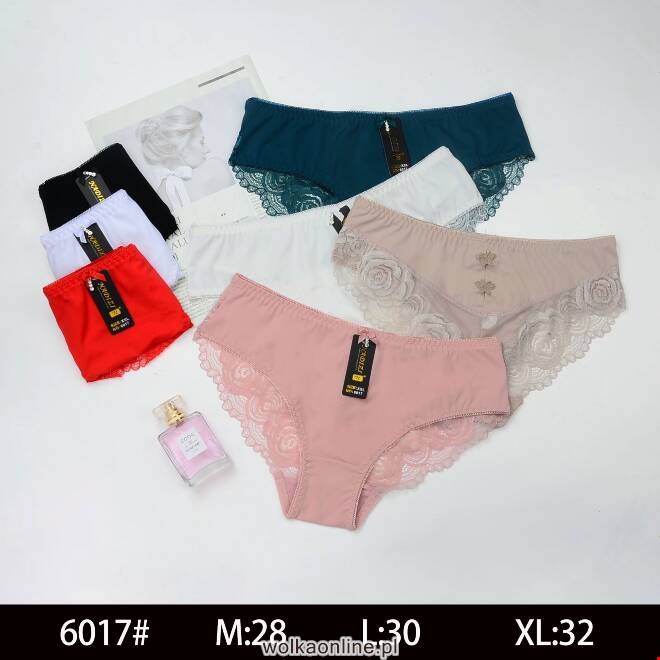 Majtki damskie 6017 Mix kolor  M-XL