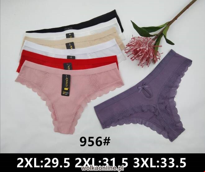 Stringi damskie 956 Mix kolor  XL-3XL