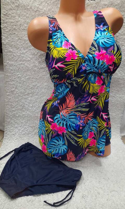 Strój kąpielowy tankini 7731 1 kolor 44-54 1