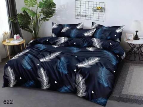 Komplet pościeli 4 części 7808 Mix wzory 200x220