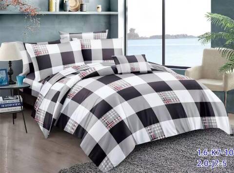 Komplet pościeli 4 części 7820 Mix wzory 200x220 1