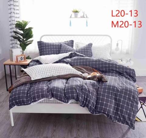 Komplet pościeli 4 części 7823 Mix wzory 200x220