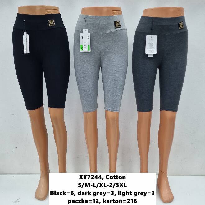 Spodenki damskie XY7244 Mix kolor  S-3XL (TOWAR CHINA)