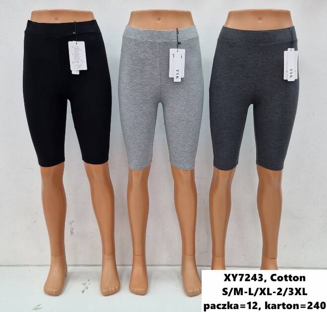 Spodenki damskie XY7243 Mix kolor  S-3XL (TOWAR CHINA) 1