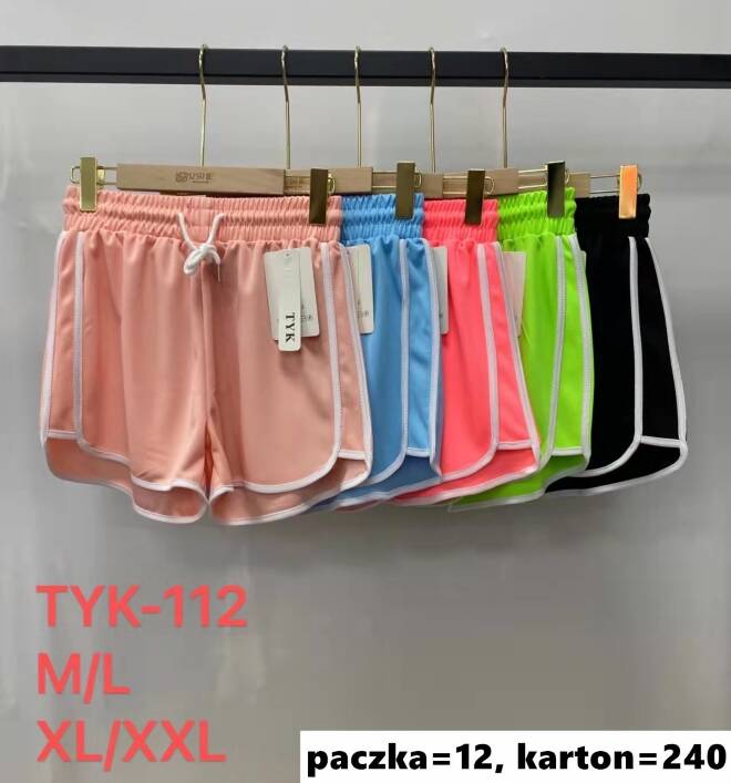 Szorty damskie TYK-112 Mix kolor  M-2XL (TOWAR CHINA) 1