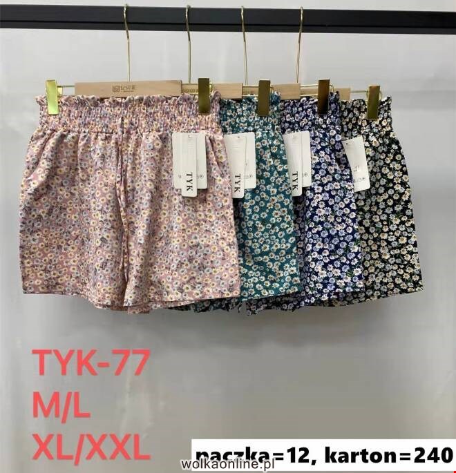 Szorty damskie TYK-77 Mix kolor  M-2XL (TOWAR CHINA)