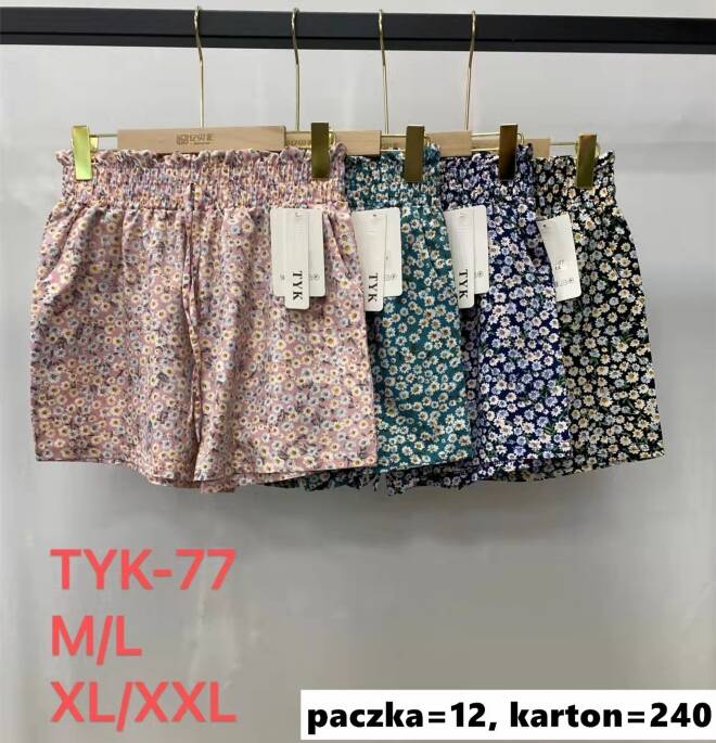 Szorty damskie TYK-77 Mix kolor  M-2XL (TOWAR CHINA) 1