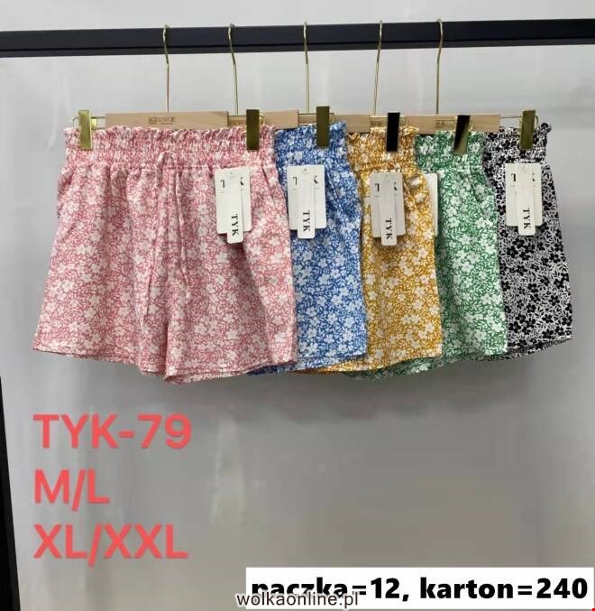 Szorty damskie TYK-79 Mix kolor  M-2XL (TOWAR CHINA)