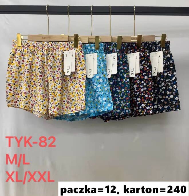 Szorty damskie TYK-82 Mix kolor  M-2XL (TOWAR CHINA) 1