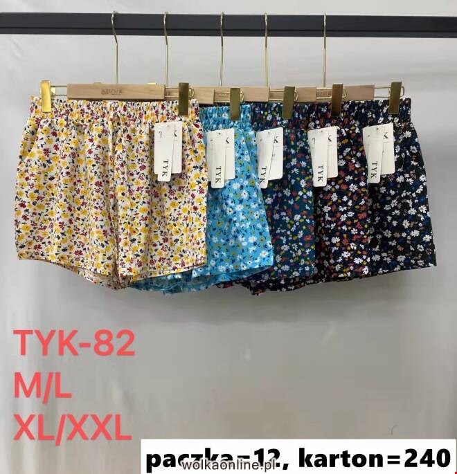 Szorty damskie TYK-82 Mix kolor  M-2XL (TOWAR CHINA)