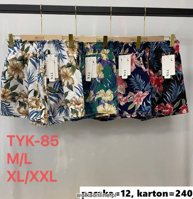 Szorty damskie TYK-85 Mix kolor  M-2XL (TOWAR CHINA)