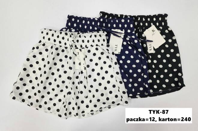 Szorty damskie TYK-87 Mix kolor  M-2XL (TOWAR CHINA) 1