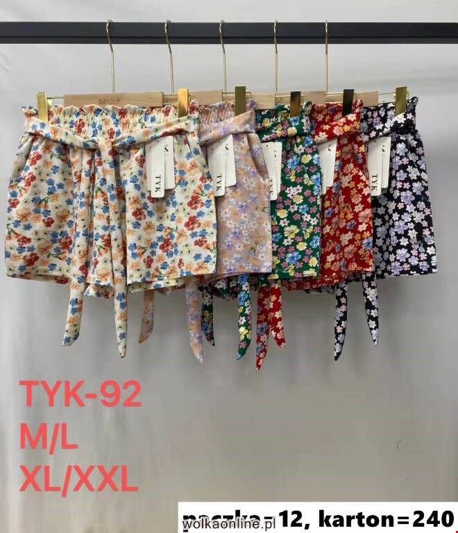 Szorty damskie TYK-92 Mix kolor  M-2XL (TOWAR CHINA)