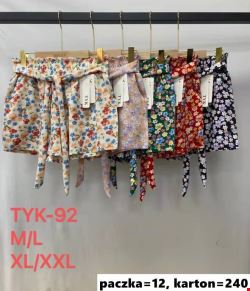 Szorty damskie TYK-92 Mix kolor  M-2XL (TOWAR CHINA)