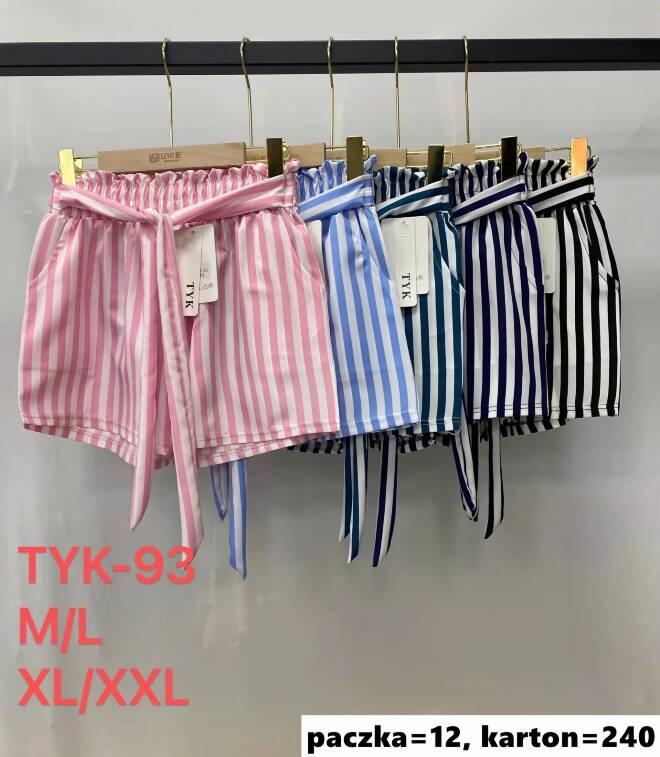 Szorty damskie TYK-93 Mix kolor  M-2XL (TOWAR CHINA) 1