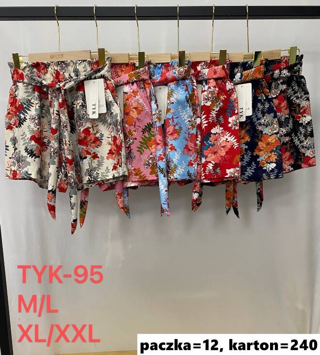 Szorty damskie TYK-95 Mix kolor  M-2XL (TOWAR CHINA) 1