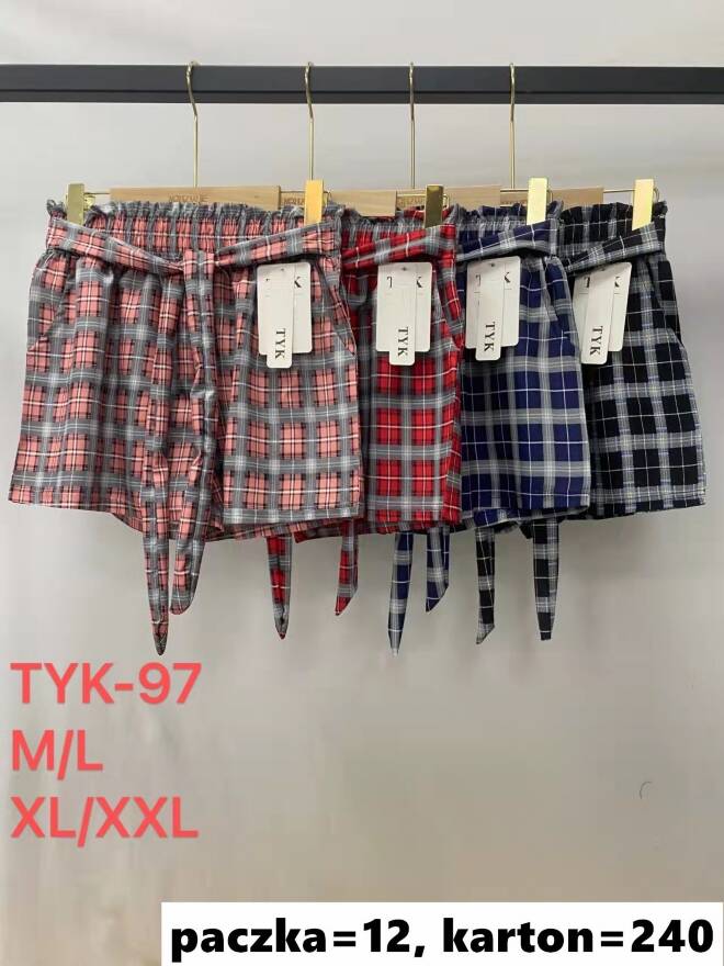 Szorty damskie TYK-97 Mix kolor  M-2XL (TOWAR CHINA) 1