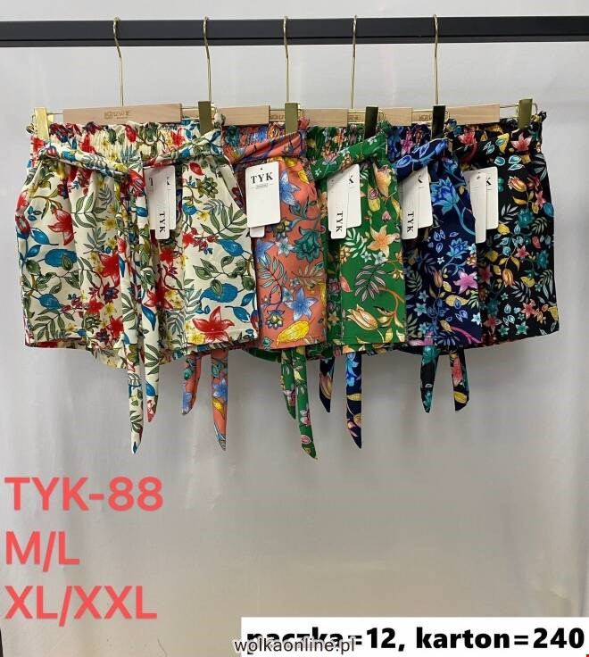 Szorty damskie TYK-88 Mix kolor  M-2XL (TOWAR CHINA)