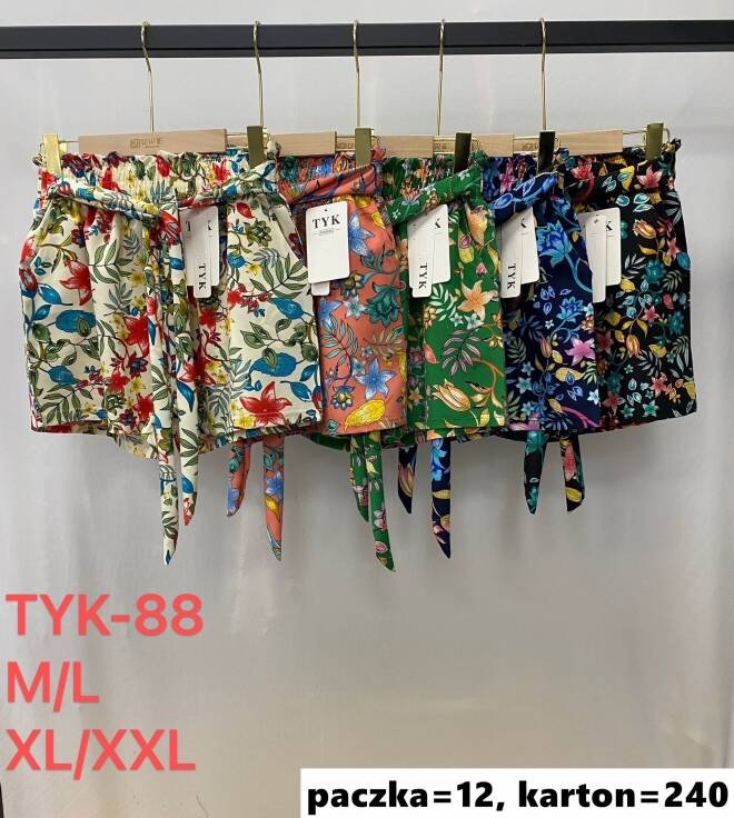 Szorty damskie TYK-88 Mix kolor  M-2XL (TOWAR CHINA) 1