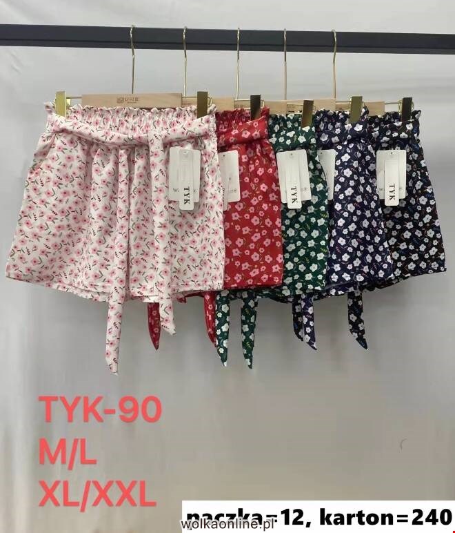 Szorty damskie TYK-90 Mix kolor  M-2XL (TOWAR CHINA)