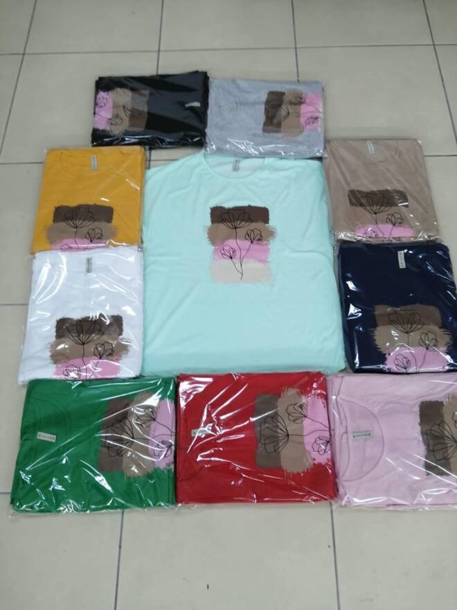 Bluzka damska 7949 Mix kolor  2XL-4XL (TOWAR Tureckie) 1