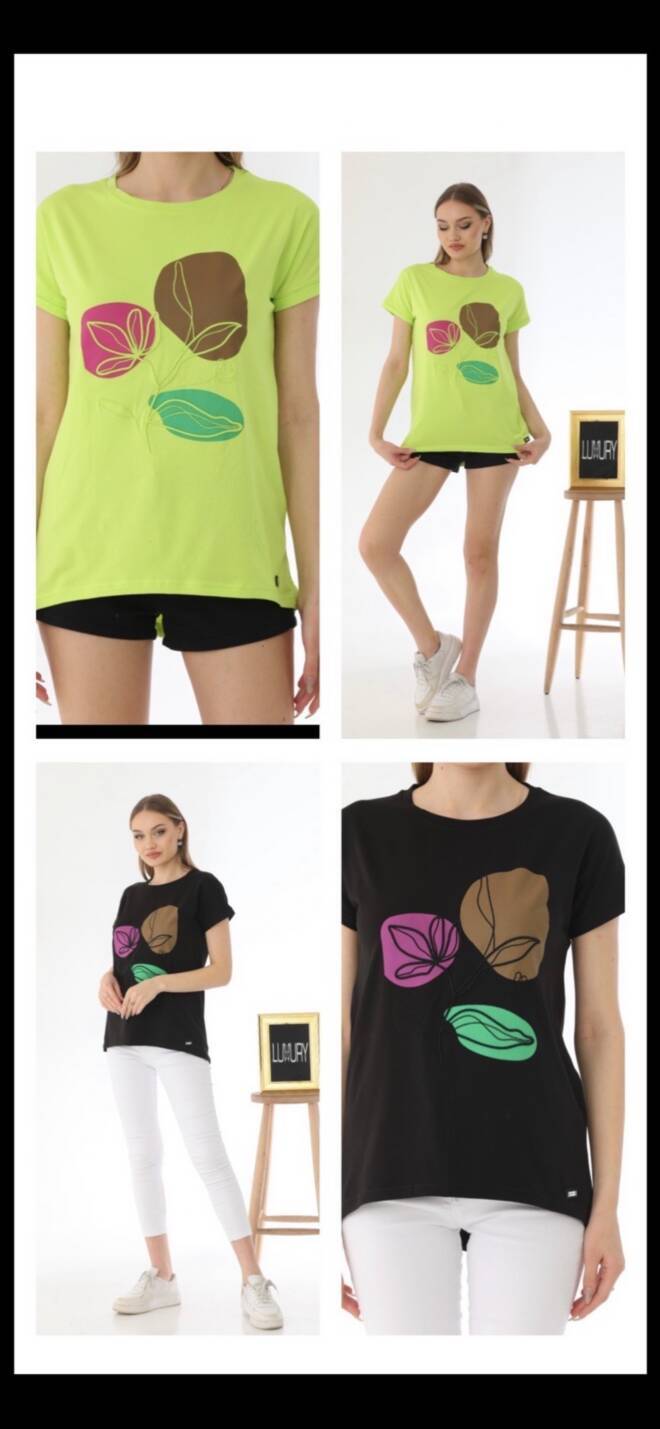 Bluzka damska 7973 Mix kolor  Standard (TOWAR Tureckie)