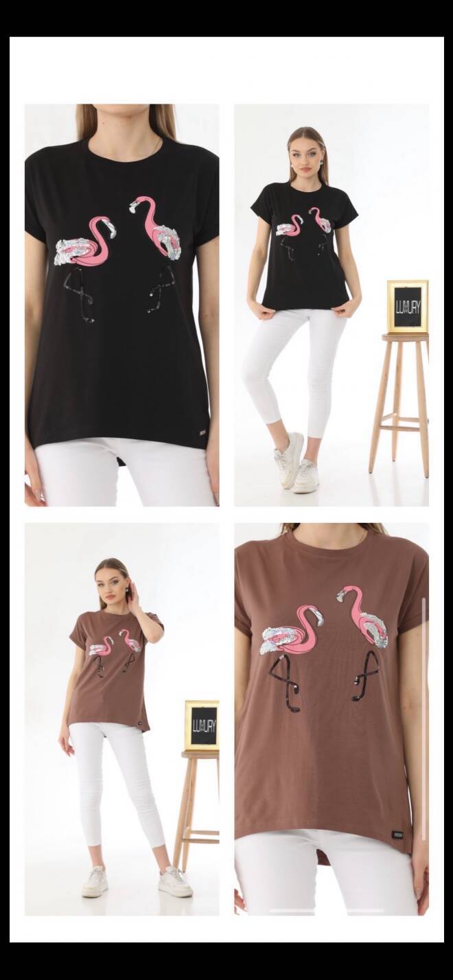 Bluzka damska 7974 Mix kolor  Standard (TOWAR Tureckie)