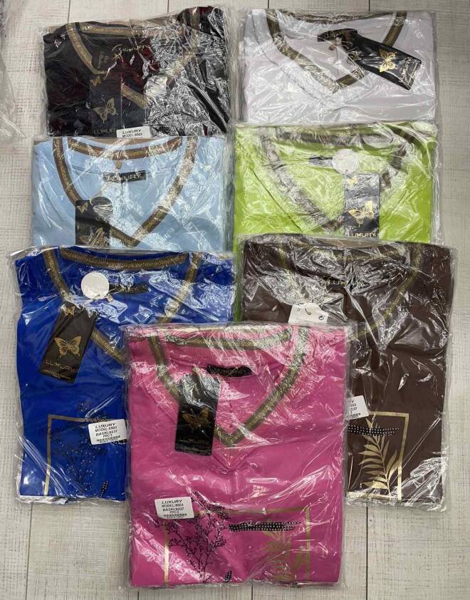 Bluzka damska 7980 Mix kolor  Standard (TOWAR Tureckie) 1