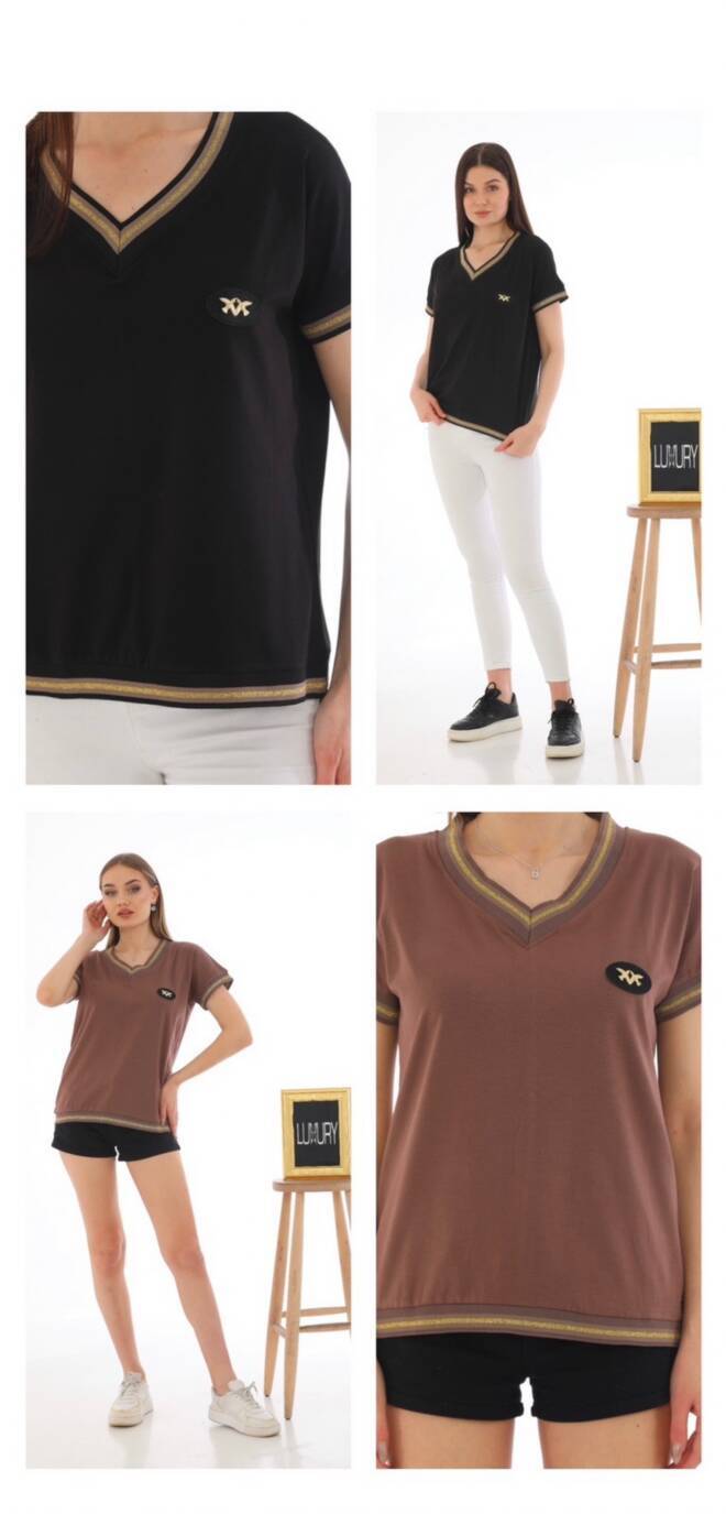 Bluzka damska 7982 Mix kolor  Standard (TOWAR Tureckie)