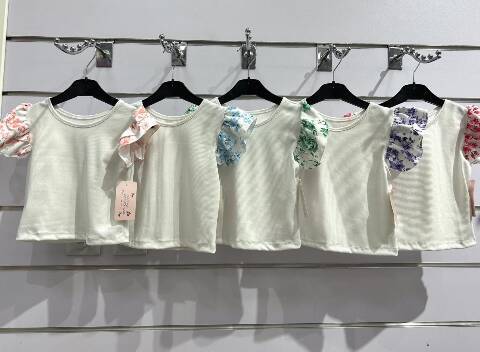 Bluzka dziewczęce 8935 1 kolor 4-14 1