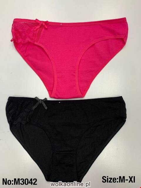 Majtki damskie M3042 Mix kolor M-XL