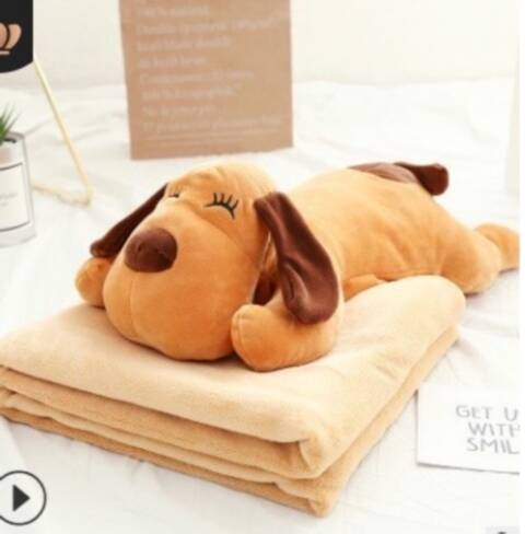 Maskotka która ma kocyk 9136 1 Kolor 120x150cm