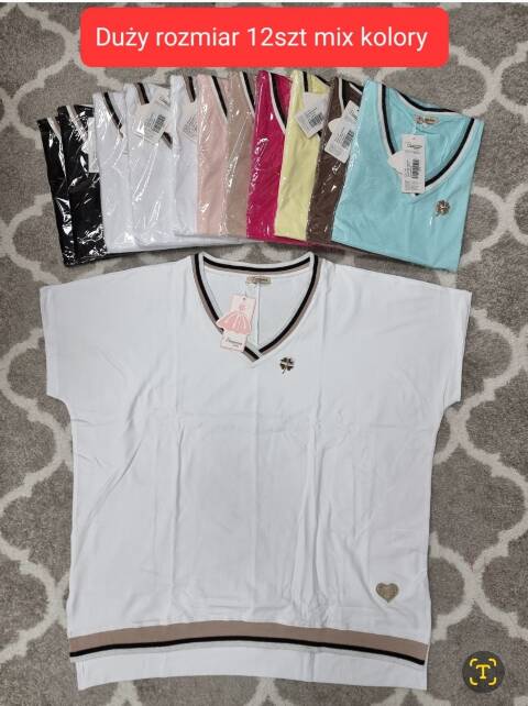 Bluzka damskie 9374 Mix kolor Standard