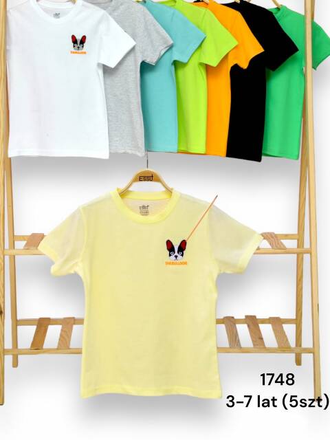 Bluzki dziewczęce 1748 1 kolor 3-7lat