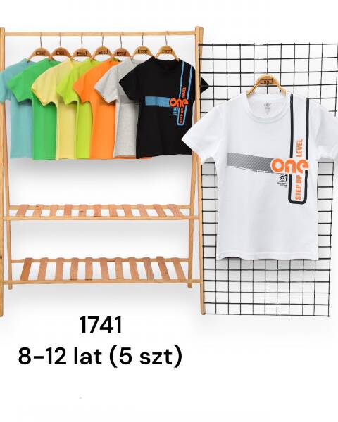 Bluzki chłopięce 1741 1 kolor 8-12lat