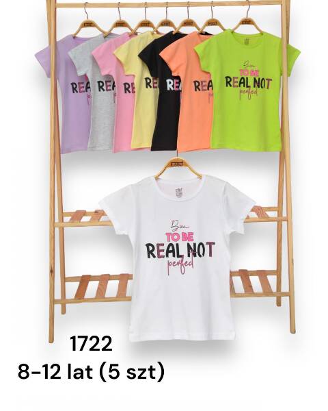 Bluzki dziewczęce 1722 1 kolor 8-12lat 1